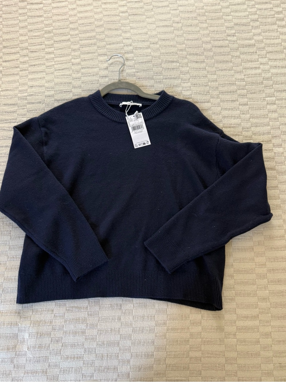 NWT Mango Crewneck Sweater - Navy